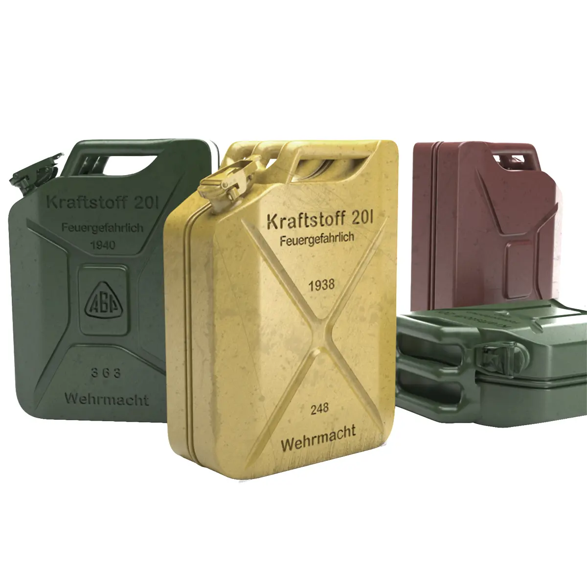 WWII German jerry cans - 86